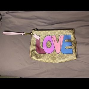 Coach Women’s LOVE Wristlet